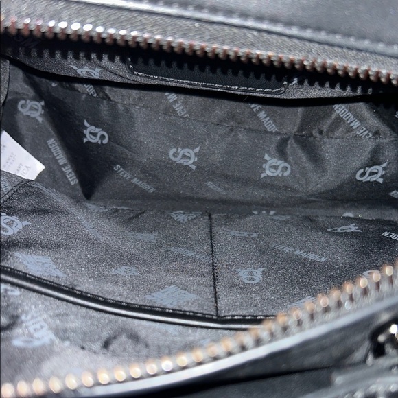 NWOT Sleek Black Briefcase with Textured Design and Gold Hardware - Picture 10 of 10